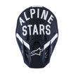 קסדת שטח ALPINESTARS S-M7 DASHER שחור/לבן מט