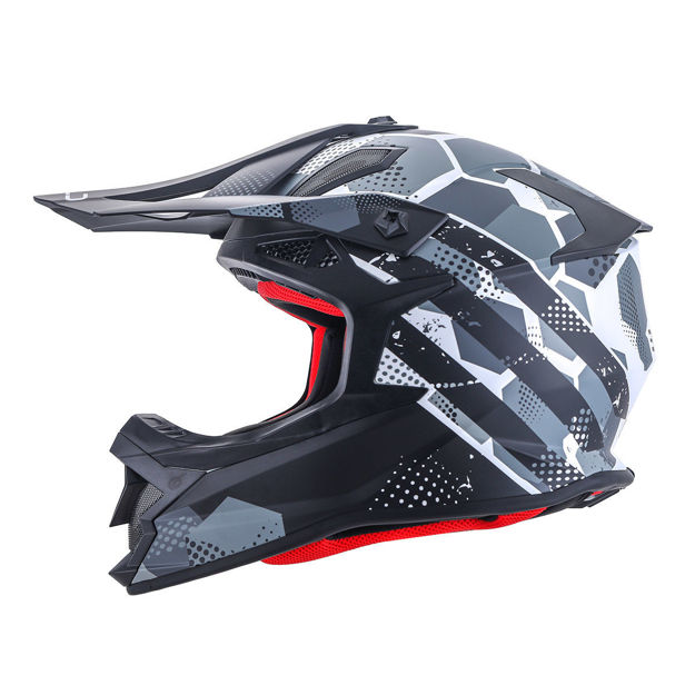 קסדת שטח 3LD-X609 לבן/שחור