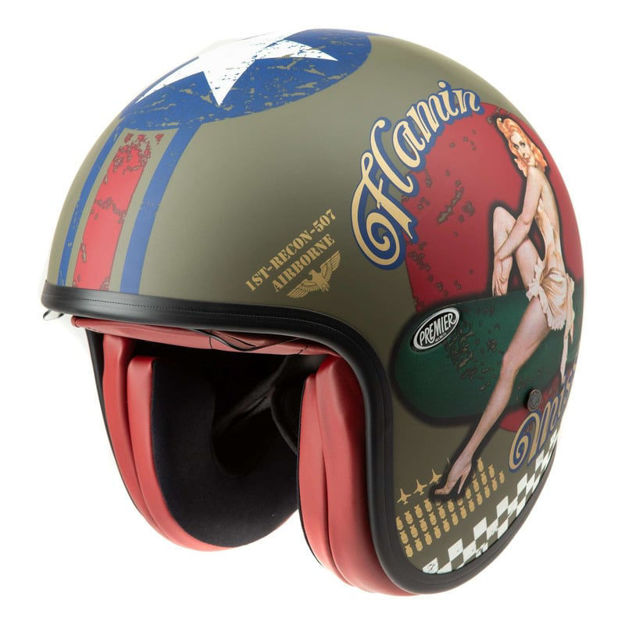 קסדת PREMIER VINT  PIN UP MILY BM