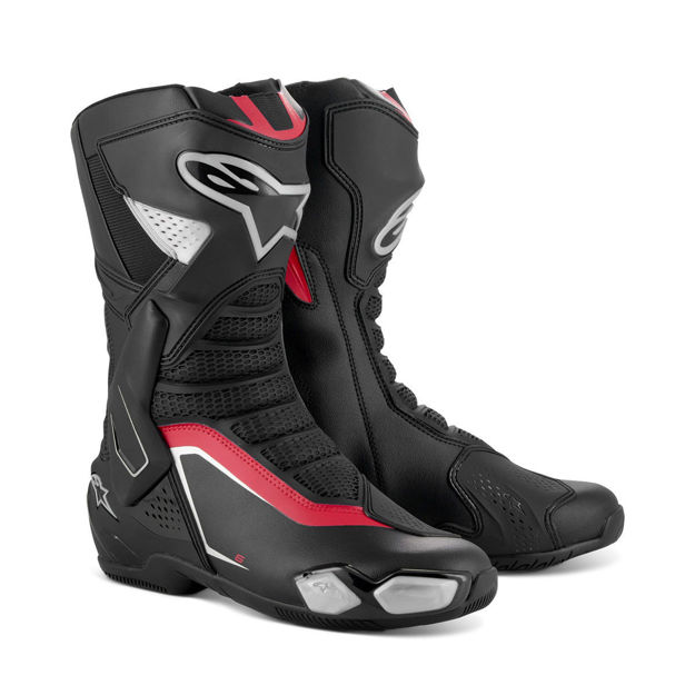 מגפי ALPINESTARS SMX-6 V3 BTS שחור/כסף/אדום
