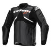 מעיל עור ATEM V5 שחור/לבן ALPINESTARS