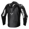 מעיל עור ATEM V5 שחור/לבן ALPINESTARS