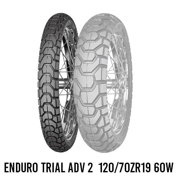 צמיג אדוונצ'ר קדמי MITAS ENDURO TRAIL ADV 2 120/70-ZR19 60W