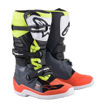 מגפי שטח נוער ALPINESTARS Tech 7S אפור כהה/אדום/צהוב