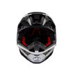 קסדת שטח ALPINESTARS SUPERTECH S-M10 Ampress שחור מט/לבן