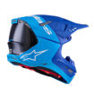 קסדת שטח ALPINESTARS SUPERTECH S-M10 FLOOD  כח' כהה/כח' בהיר/קרבון