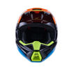 קסדת שטח ALPINESTARS S-M3 SOLID  שחור/כתום/צהוב