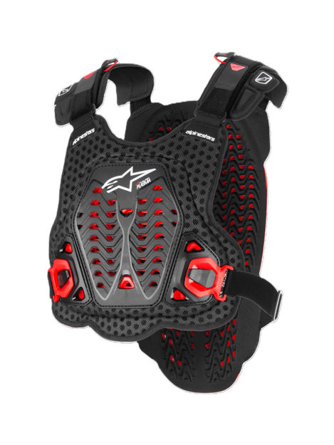 מגן חזה Alpinestars A-5 Plasma שחור/אדום/לבן