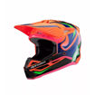 קסדת נוער ALPINESTARS S-M3 DEEGAN כתום/סגול/ורוד
