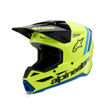קסדת נוער שטח ALPINESTARS S-M3 Radium צהוב/שחור/כחול