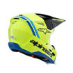 קסדת נוער שטח ALPINESTARS S-M3 Radium צהוב/שחור/כחול