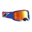 משקפי אבק VISION 8 MAVEN אדום שחור מראה Alpinestars