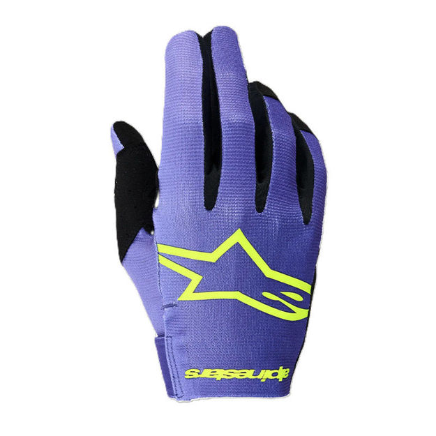 כפפות RADAR סגול/צהוב ALPINESTARS