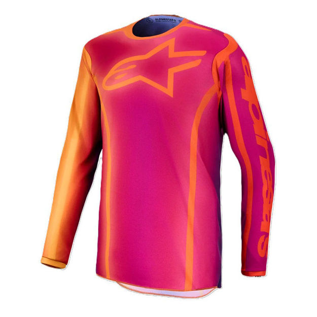 חולצת רכיבה FLUID KEPLER סגול/כתום  ALPINESTARS