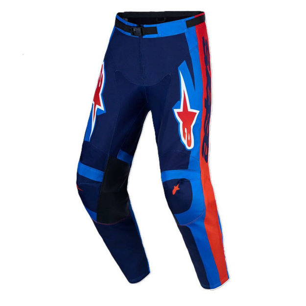 מכנסי רכיבה RACER HUNT כחול/אדום ALPINESTARS
