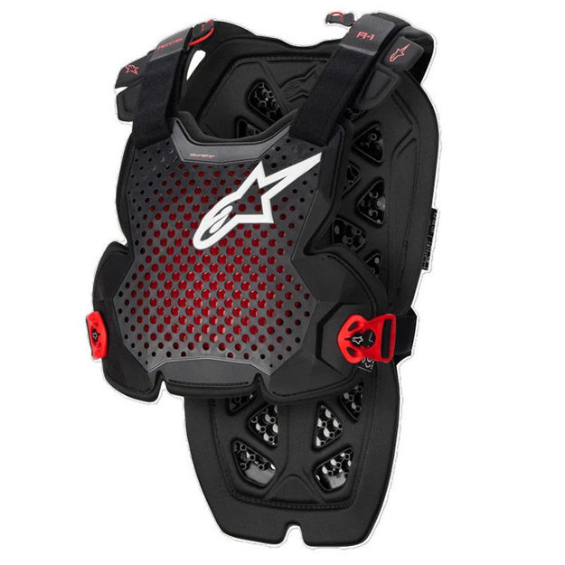 מגן חזה  A-1 Pro אפור/שחור/אדום  ALPINESTARS