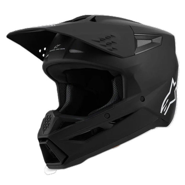 קסדת S-M3 SOLID שחור מט ALPINESTARS