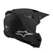 קסדת S-M3 SOLID שחור מט ALPINESTARS