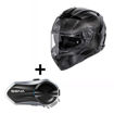 תמונה של קסדת PREMIER DEVIL CARBON + דיבורית SENA I30