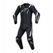 חליפת עור  MISSILE V3 2PC שחור/לבן ALPINESTARS