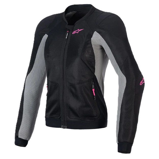 מעיל נשים מאוורר TROOP STELLA  שחור אפור ALPINESTARS