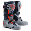 מגפי TECH 10 ENDURO אפור אפור כהה אדום ALPINESTARS