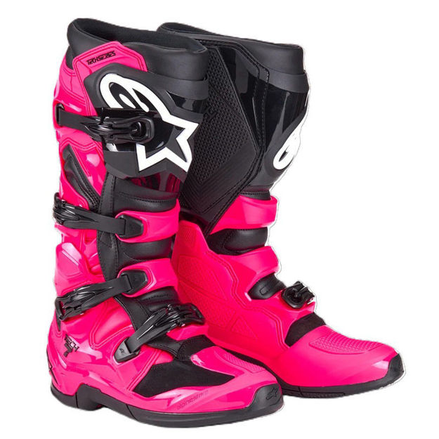 מגפי TECH 7  ורוד שחור ALPINESTARS